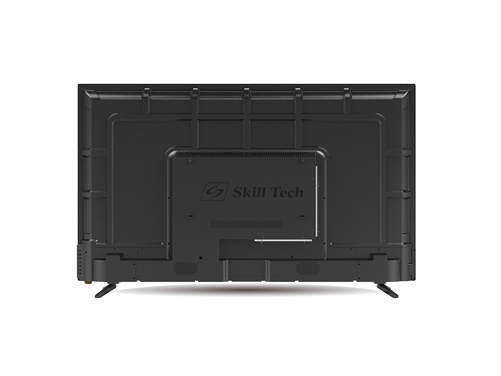 Skill Tech SK5550S4KFL 55-Inch 4K UHD Smart LED TV, 3840×2160 Resolution, A-Grade Open Cell Display, 176° Wide Viewing Angle, DVB-T2/S2 Digital TV Support, Multi-Language OSD, Long-Life LED Backlight, Black