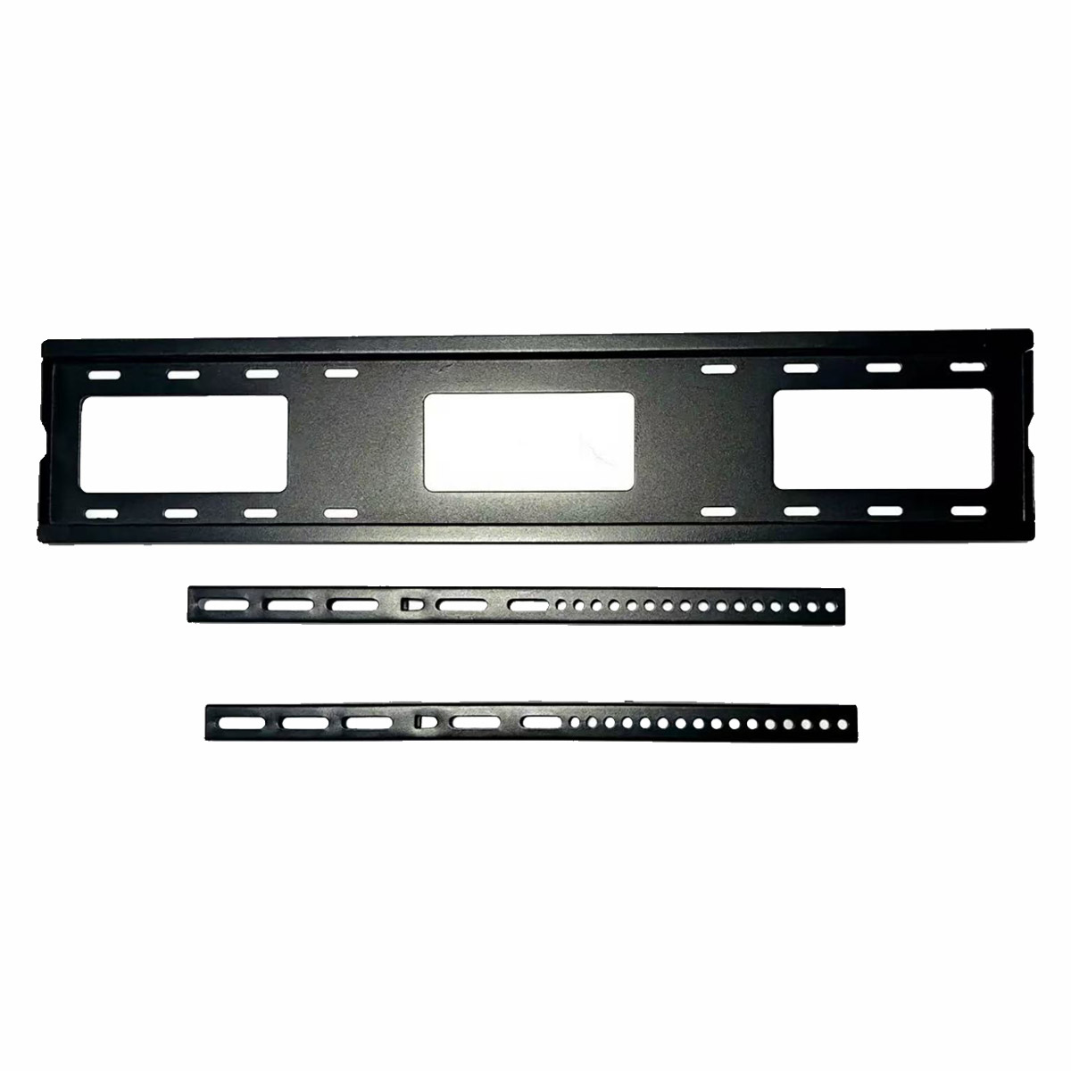 Skill Tech PM106FW Fixed TV Wall Mount for 55-120 Inch Flat & Curved TVs, Supports Up to 100kg, Ultra-Slim 30mm Profile, Universal VESA 800×600mm, Heavy Duty Steel, Black