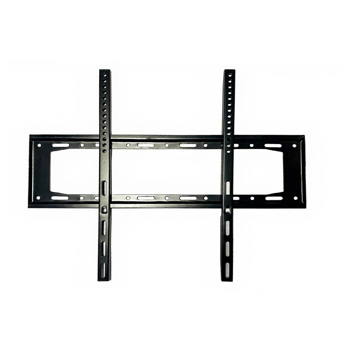 Skill Tech PM63FW Fixed TV Wall Mount for 32-86 Inch Flat & Curved TVs, Supports Up to 60kg, Ultra-Slim 25mm Profile, Universal VESA 600×500mm, Heavy Duty Steel, Black