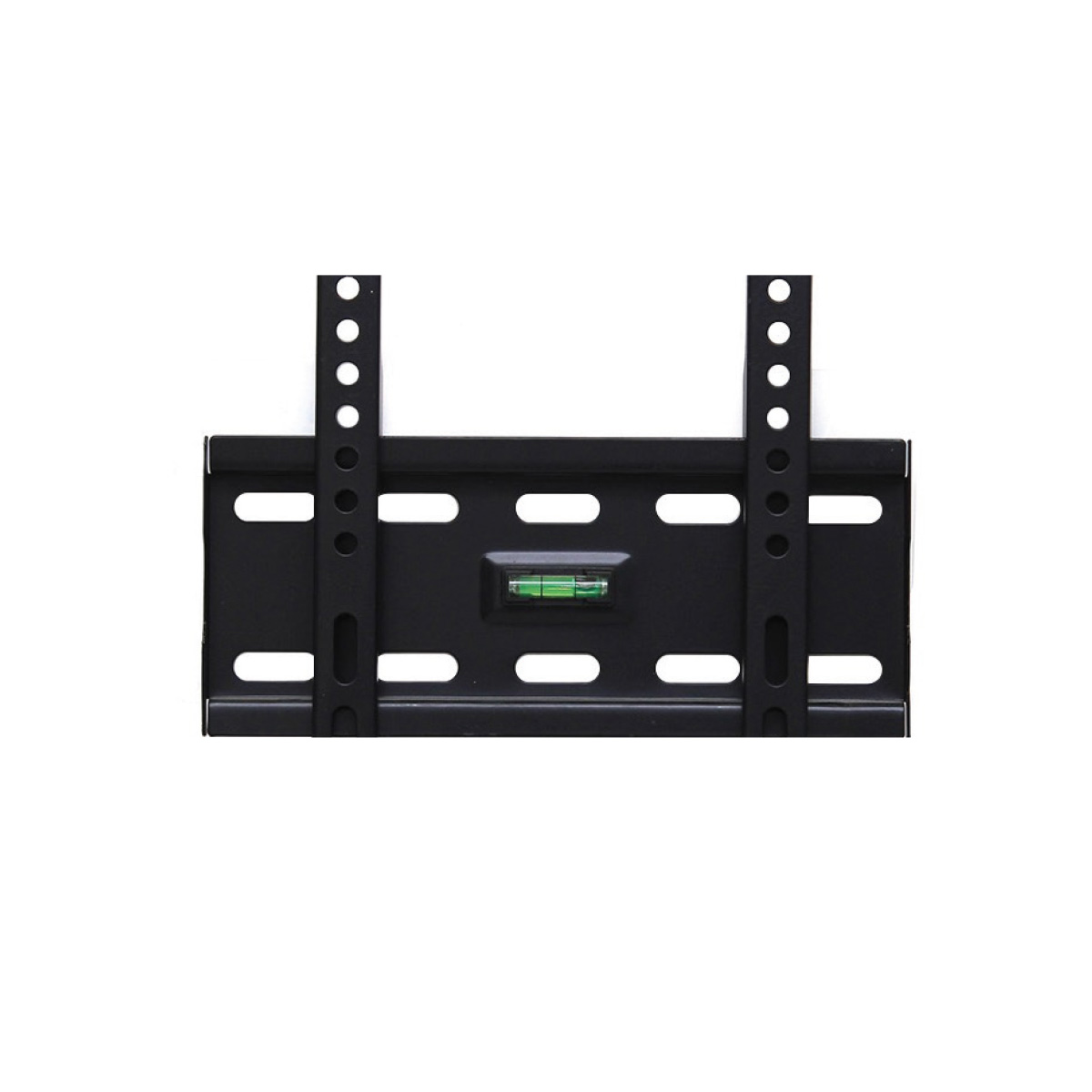Skill Tech PM22FW Heavy Duty Fixed TV Wall Bracket for 15-49 Inch Flat & Curved TVs, 25kg Load Capacity, Universal VESA Compatible, Black