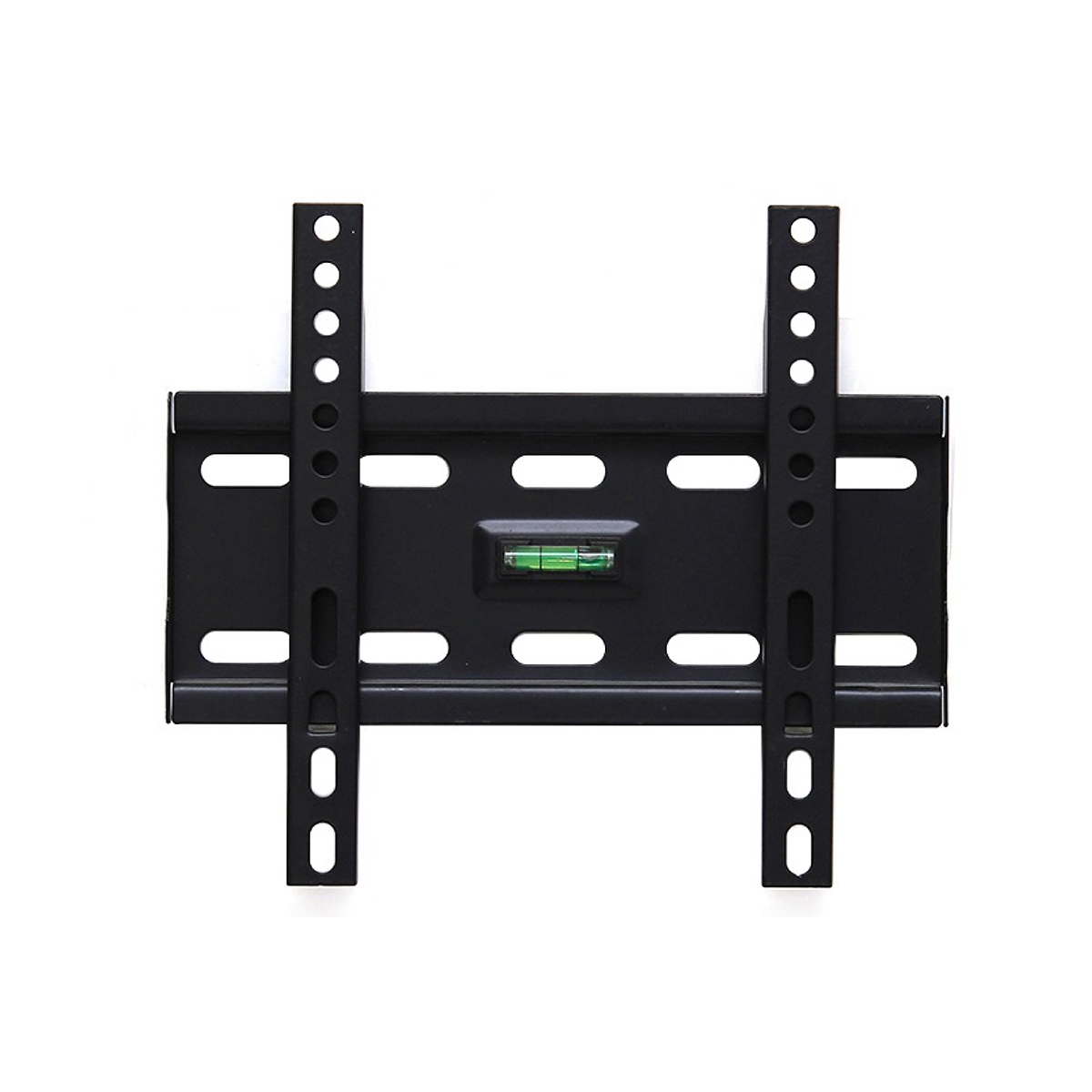 Skill Tech PM22FW Heavy Duty Fixed TV Wall Bracket for 15-49 Inch Flat & Curved TVs, 25kg Load Capacity, Universal VESA Compatible, Black
